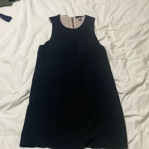 Aqua black sleeveless dress